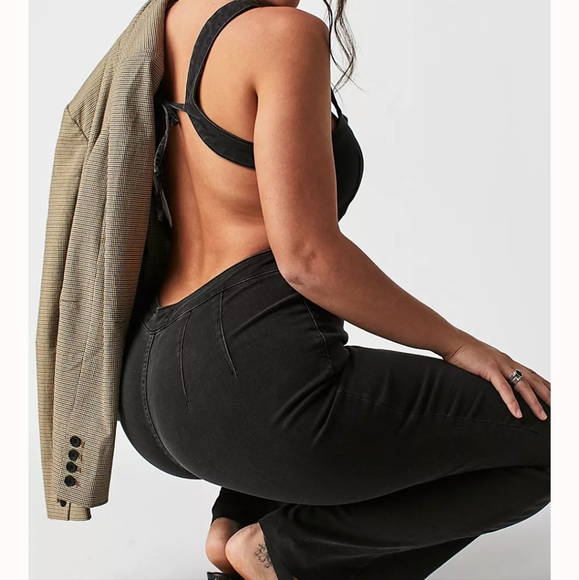 Free People CRVY 2nd Ave Coated One-Piece - Picture 3 of 3